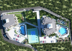 شقة 1 + 1 درجة رجال الأعمال في منطقة دميرتاش 