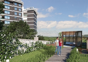 شقة 1 + 1 درجة رجال الأعمال في منطقة دميرتاش 