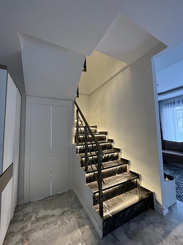 دوبلكس حديقة من طابقين 2 + 1 في منطقة أوبا 