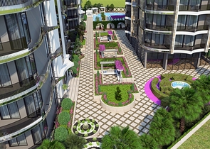 شقة 1+1 في منطقة توسمور ، على بعد 200 متر من البحر من مطور معروف