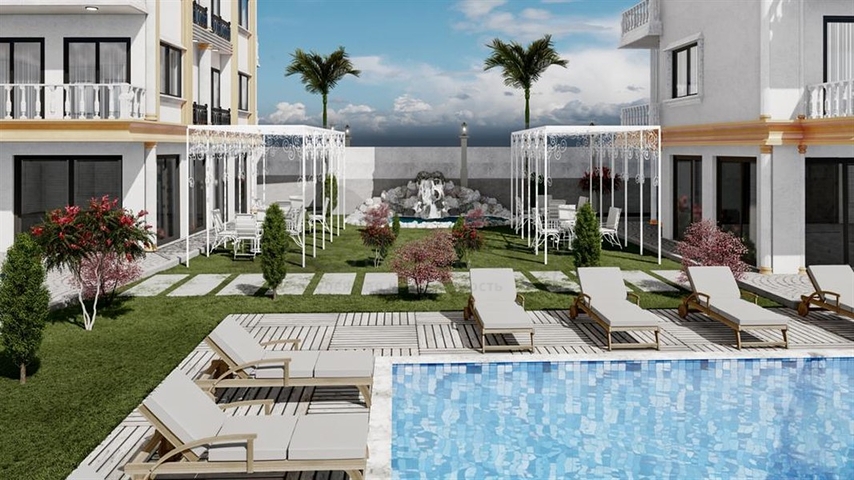 شقة بغرفة نوم واحدة في مجمع جديد في وسط ألانيا