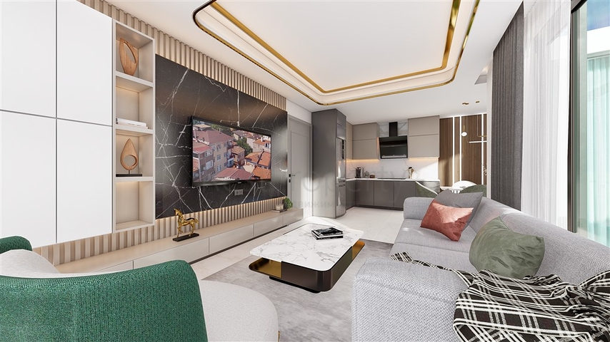 بنتهاوس 2+1 في مجمع جديد في وسط محمودلار