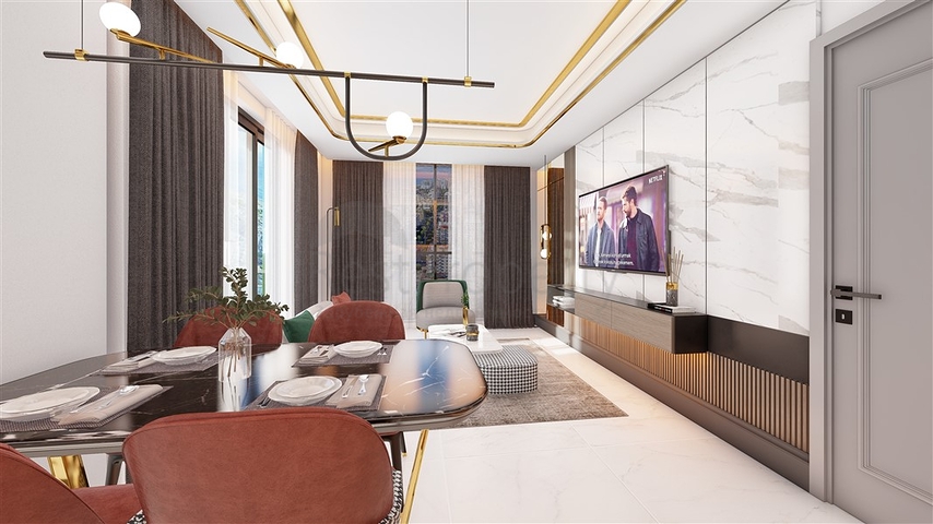 بنتهاوس 2+1 في مجمع جديد في وسط محمودلار