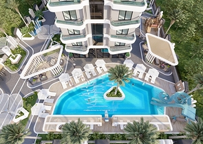 بنتهاوس 2+1 في مجمع جديد في وسط محمودلار