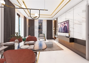 بنتهاوس 2+1 في مجمع جديد في وسط محمودلار