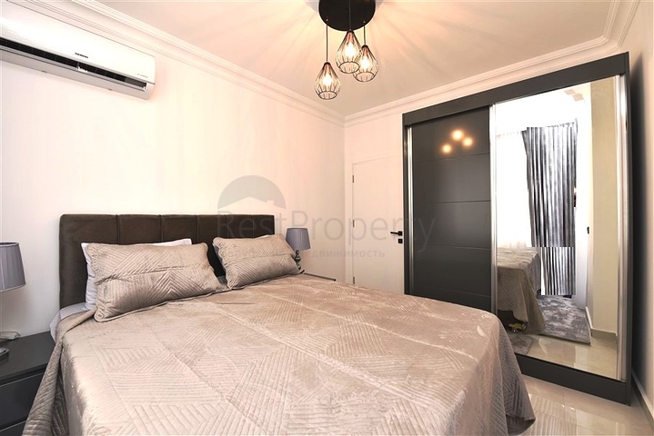 شقة مريحة 2 + 1 مطلة على البحر في توسمورا