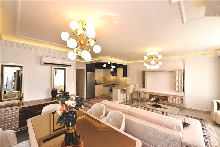 شقة مريحة 2 + 1 مطلة على البحر في توسمورا