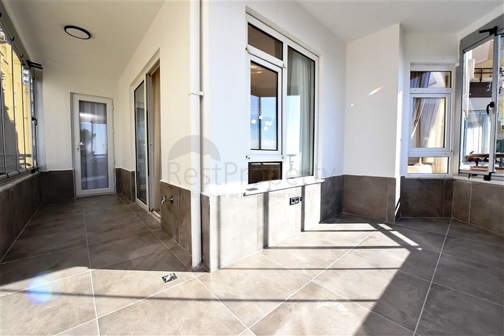 شقة مريحة 2 + 1 مطلة على البحر في توسمورا