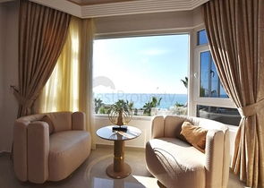 شقة مريحة 2 + 1 مطلة على البحر في توسمورا