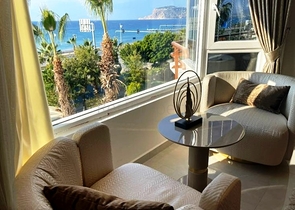 شقة مريحة 2 + 1 مطلة على البحر في توسمورا