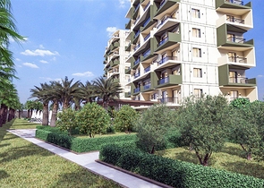 شقة 1+1 في مجمع به بنية تحتية فندقية في منطقة دميرتاش