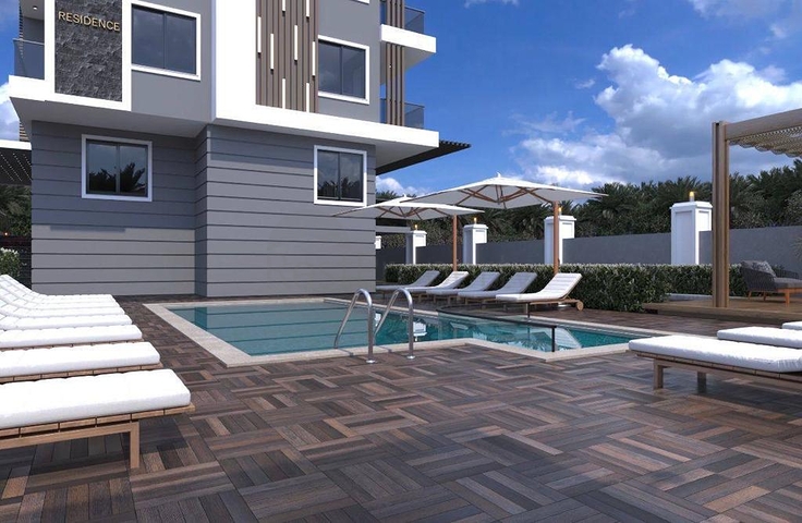 شقة مفروشة بغرفة نوم واحدة على بعد 700 متر من البحر في غازي باشا