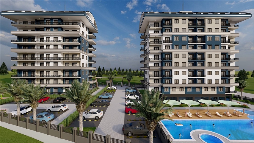 شقق في مشروع جديد للمعيشة والاستثمار