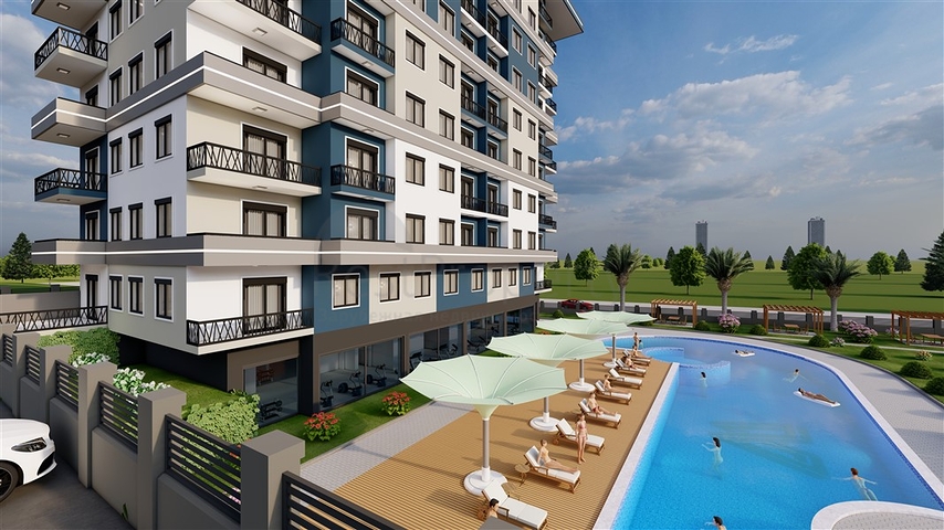 شقق في مشروع جديد للمعيشة والاستثمار