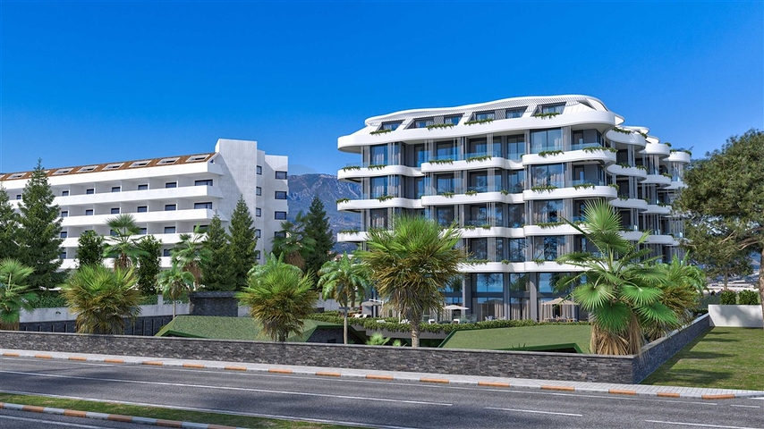 شقة من غرفتي نوم في مجمع سكني قيد الإنشاء في منطقة النخبة كارجيجاك