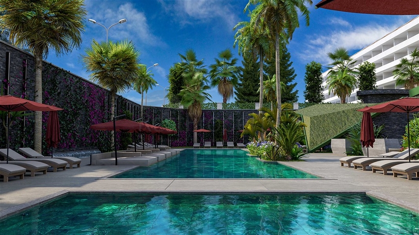 شقة من غرفتي نوم في مجمع سكني قيد الإنشاء في منطقة النخبة كارجيجاك