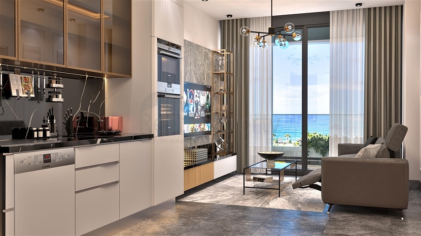 شقة من غرفتي نوم في مجمع سكني قيد الإنشاء في منطقة النخبة كارجيجاك