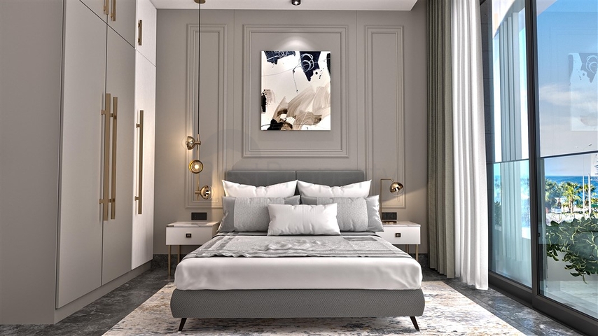 شقة من غرفتي نوم في مجمع سكني قيد الإنشاء في منطقة النخبة كارجيجاك