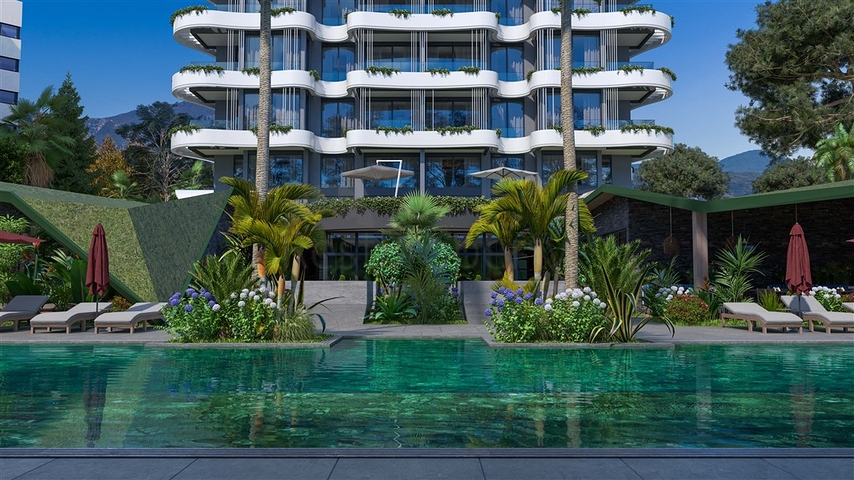 شقة من غرفتي نوم في مجمع سكني قيد الإنشاء في منطقة النخبة كارجيجاك