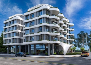 شقة من غرفتي نوم في مجمع سكني قيد الإنشاء في منطقة النخبة كارجيجاك