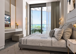 شقة من غرفتي نوم في مجمع سكني قيد الإنشاء في منطقة النخبة كارجيجاك