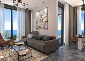 شقة من غرفتي نوم في مجمع سكني قيد الإنشاء في منطقة النخبة كارجيجاك