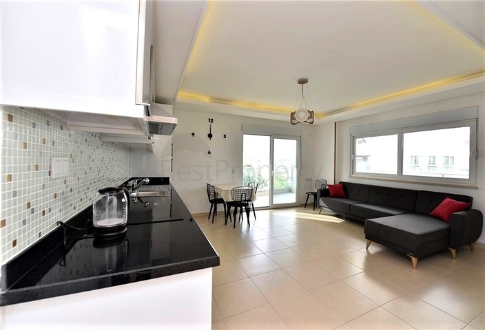 شقة فسيحة 1 + 1 في مجمع مع البنية التحتية للفندق