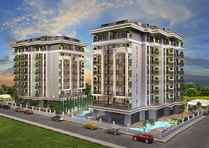 عرض رائع للشقق في مجمع متميز في وسط ألانيا 