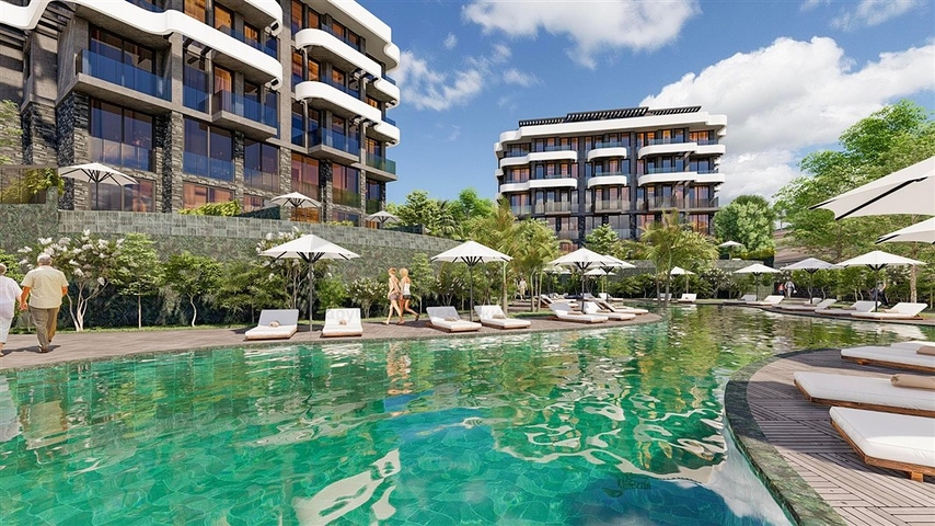 شقة 1+1 في منطقة كارجيجاك الخلابة