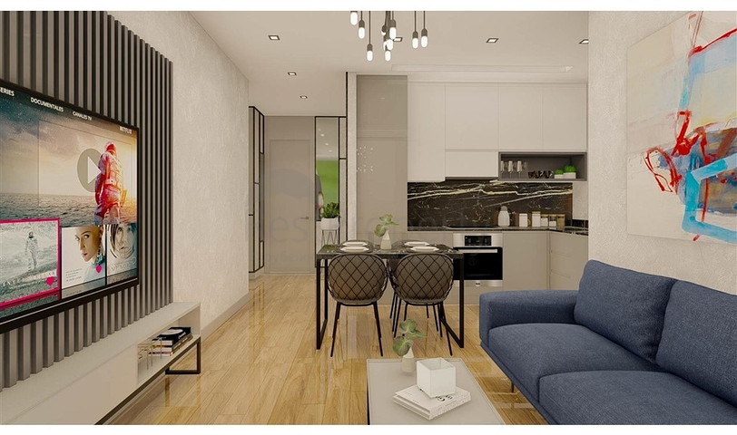 شقة 1+1 في منطقة كارجيجاك الخلابة