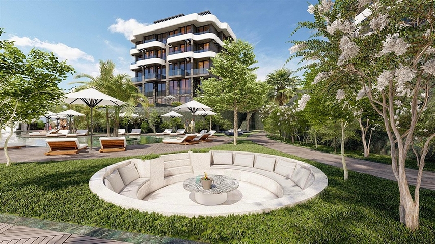 شقة 1+1 في منطقة كارجيجاك الخلابة