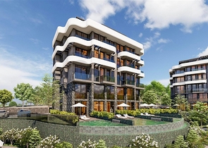 شقة 1+1 في منطقة كارجيجاك الخلابة