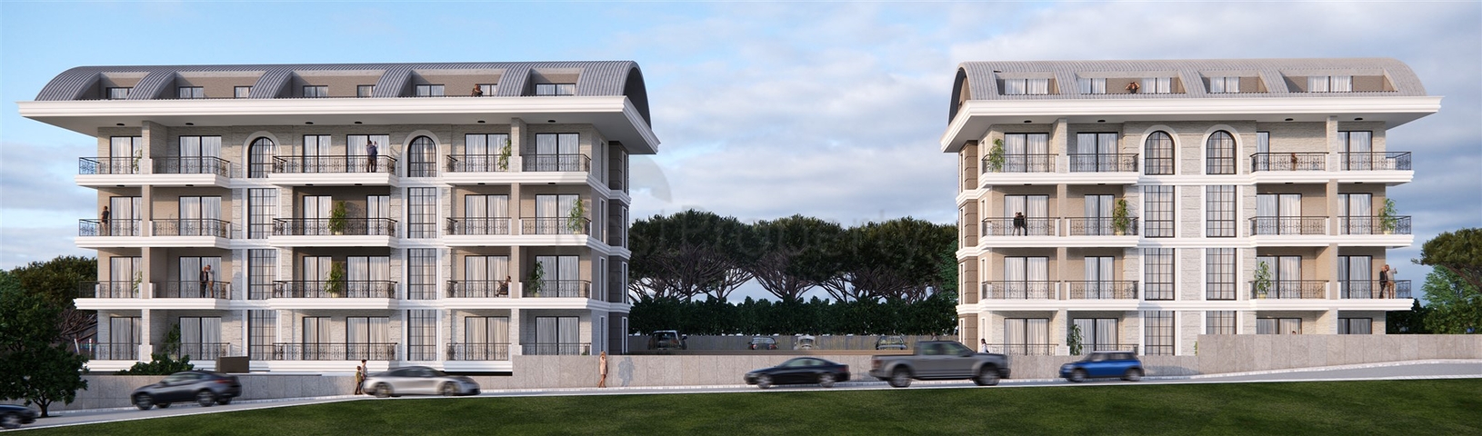 مجمع جديد في منطقة مريحة في أوبا