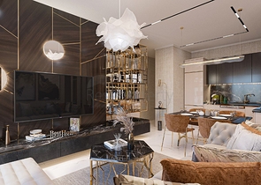 شقة 1+1 في وسط ألانيا ، على مسافة قريبة من شاطئ كليوباترا