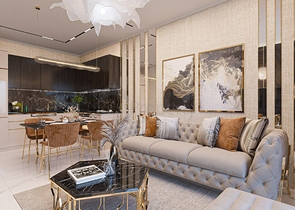 شقة 1+1 في وسط ألانيا ، على مسافة قريبة من شاطئ كليوباترا