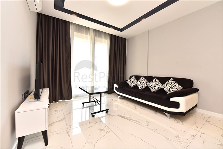 شقة للإيجار على بعد 5 دقائق من الشاطئ في وسط ألانيا