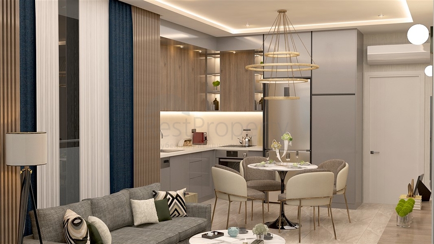 شقة 2 + 1 في مجمع قيد الإنشاء