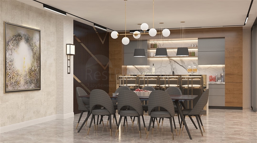 شقة 2 + 1 في مجمع قيد الإنشاء