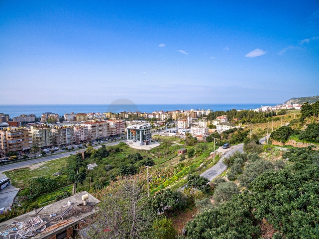 شقة في مبنى جديد ، وسط مدينة ألانيا ، منطقة شاطئ كليوباترا