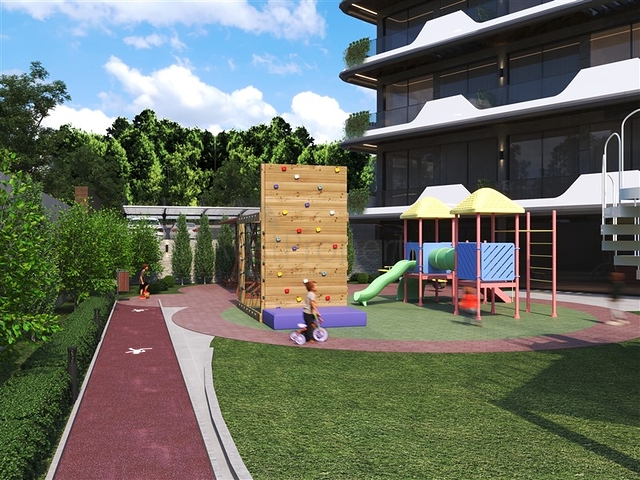 شقة 1+1 في مجمع النخبة في غازي باشا       