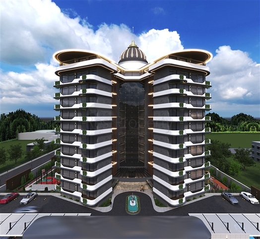 شقة 1+1 في مجمع النخبة في غازي باشا       