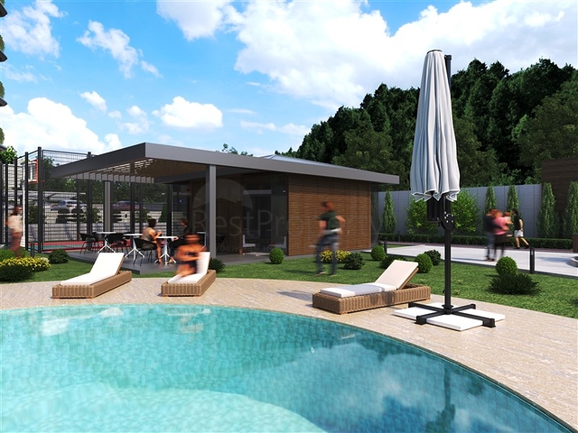 شقة 1+1 في مجمع النخبة في غازي باشا       