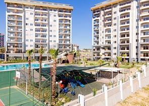 1 + 1 شقة في مجمع مع بنية تحتية غنية