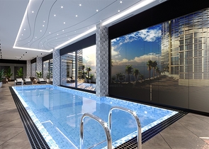 شقة بغرفة نوم واحدة في مجمع جديد