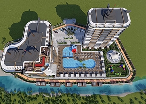 شقة بغرفة نوم واحدة في مجمع جديد