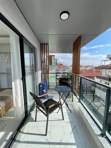 شقة 1+1 في وسط ألانيا في مبنى جديد