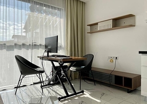 شقة 1+1 في وسط ألانيا في مبنى جديد