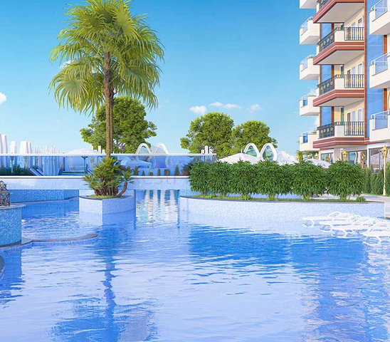 شقة من غرفتي نوم في مجمع جديد في محمودلار 