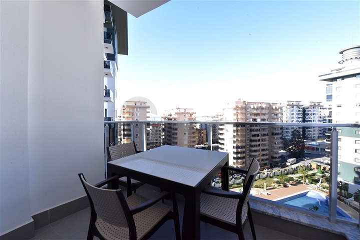 1 + 1 شقة في مجمع شعبي مع البنية التحتية للفنادق