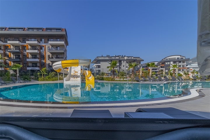 شقة 1+1 في مجمع فاخر في منطقة أوبا